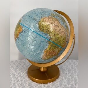Vintage Looking 3D Globe on Stand